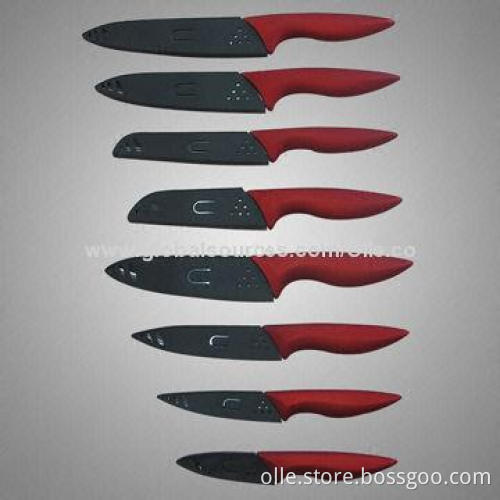Ceramic Knife Set, Dolphin Handle Style